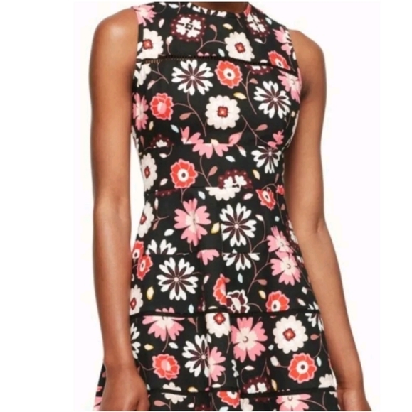 SOLD...NWT KATE SPADE Casa Flora Poplin Dress 0 - Picture 2 of 9